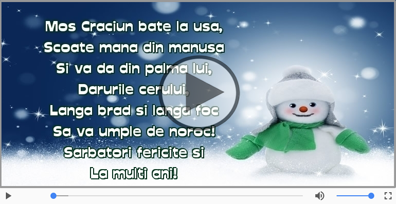 Sarbatori fericite si La multi ani!