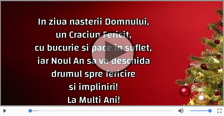 Craciun Fericit si La multi ani!