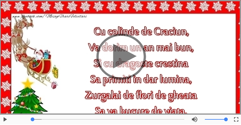 La multi ani cu sanatate de Craciun!