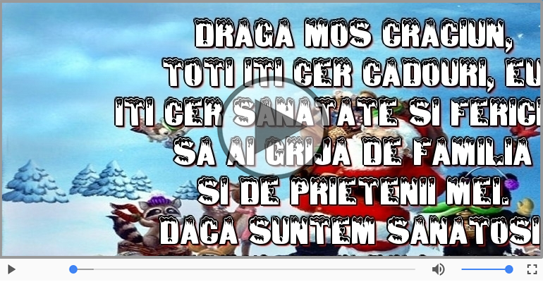 Scrisoare pentru Mos Craciun