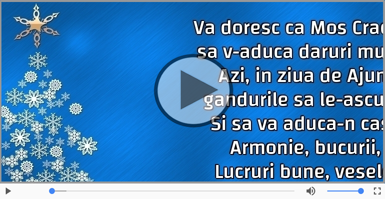 Va doresc ca Mos Craciun sa v-aduca daruri multe