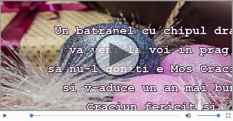 Craciun fericit si un an nou plin de bucurii!