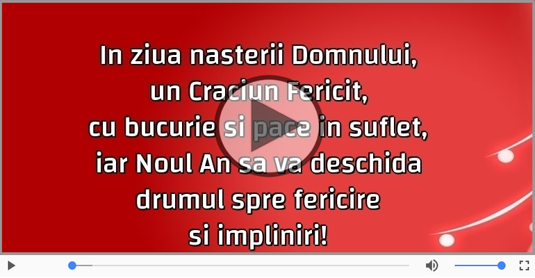 Craciun Fericit si La multi ani!