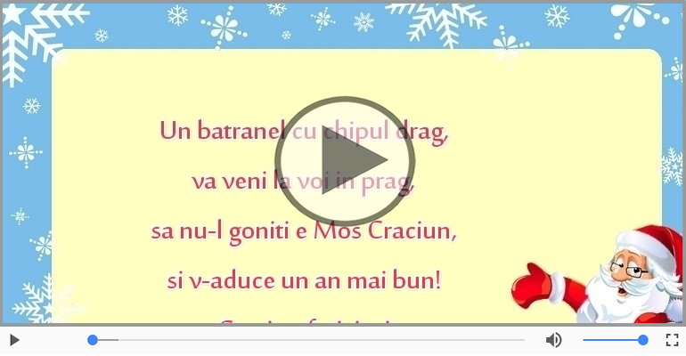 Craciun fericit si un an nou plin de bucurii!