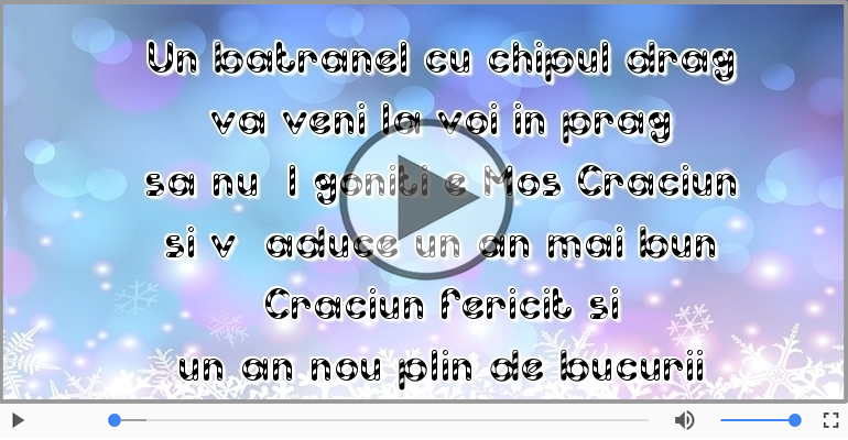 Craciun fericit si un an nou plin de bucurii!