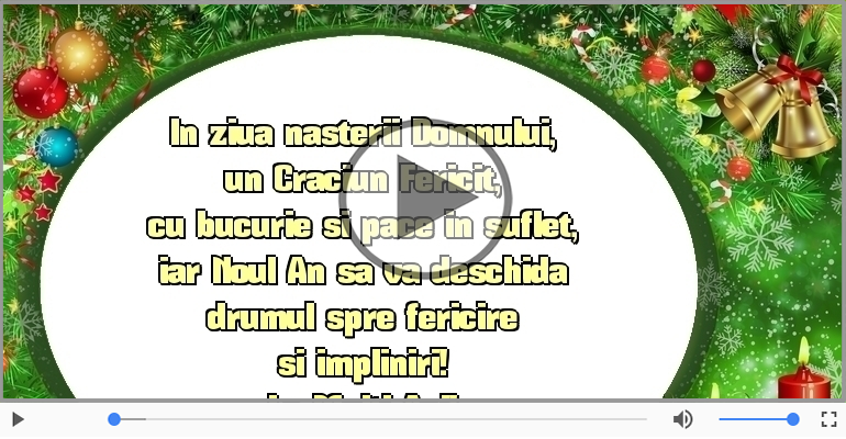 Craciun Fericit si La multi ani!