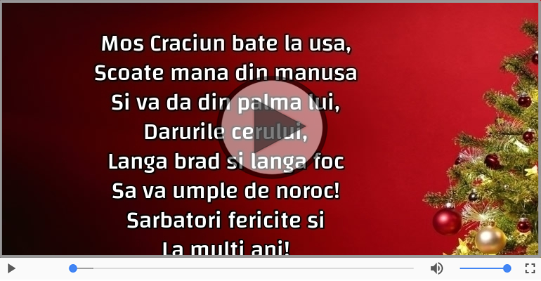 Sarbatori fericite si La multi ani!