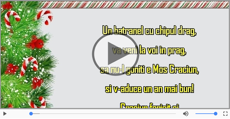 Craciun fericit si un an nou plin de bucurii!
