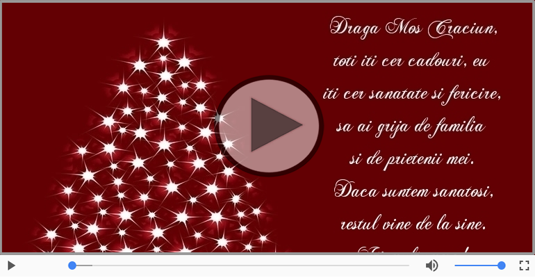 Scrisoare pentru Mos Craciun