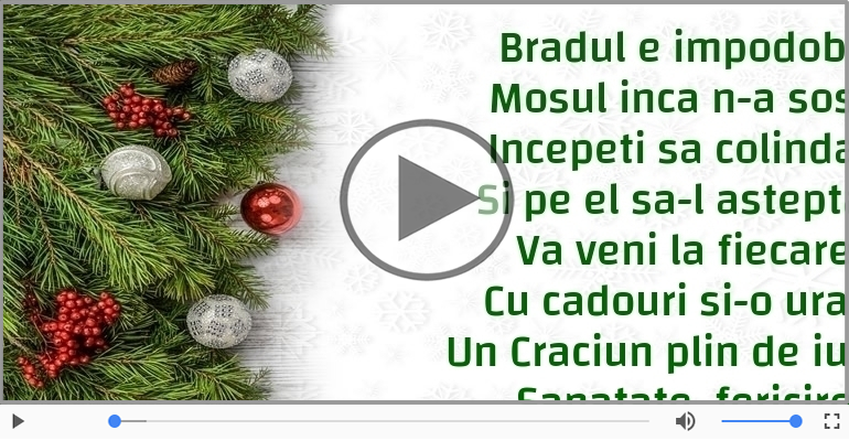 Urare de Craciun