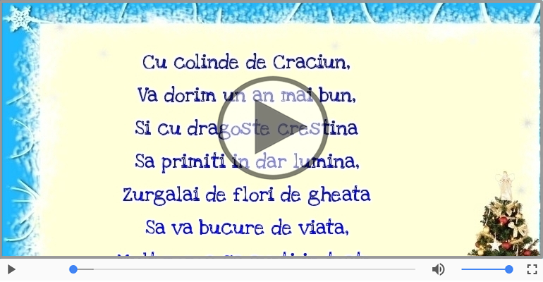 La multi ani cu sanatate de Craciun!