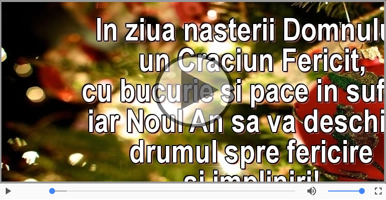 Craciun Fericit si La multi ani!