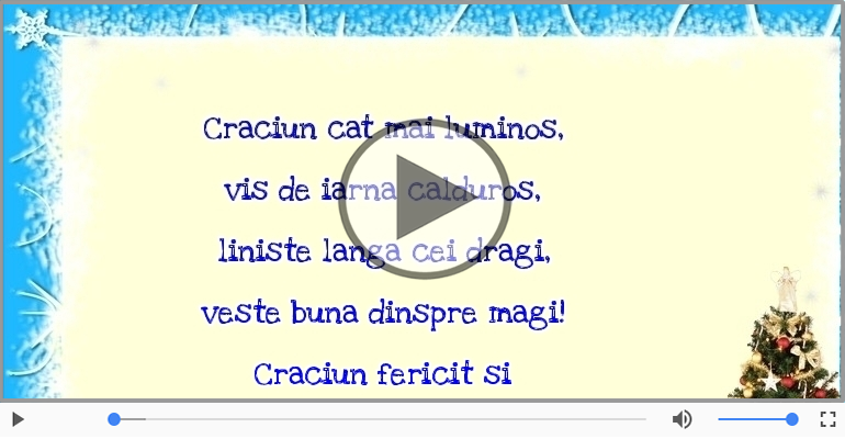 Craciun fericit si An nou mai bun!