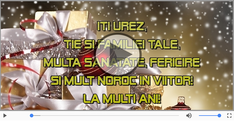 La multi ani!