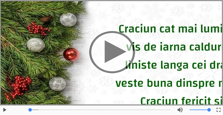 Craciun fericit si An nou mai bun!