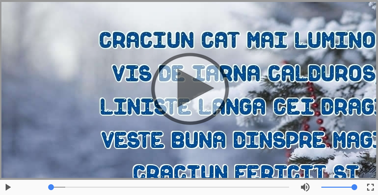 Craciun fericit si An nou mai bun!