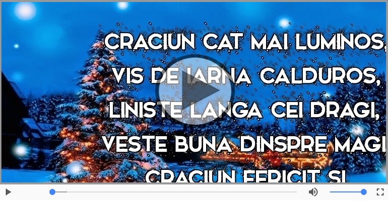 Craciun fericit si An nou mai bun!