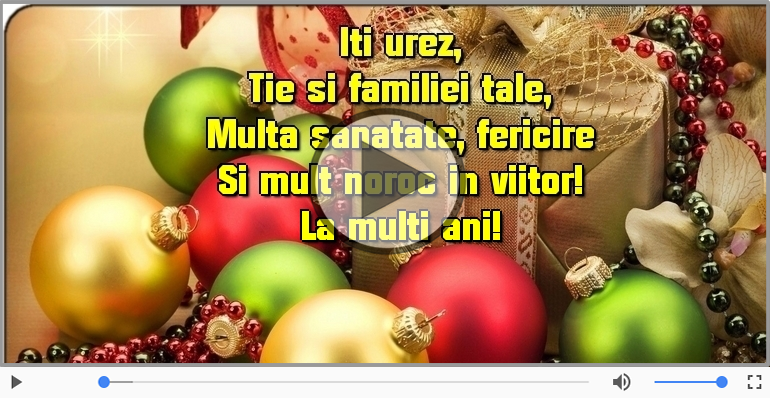 La multi ani!