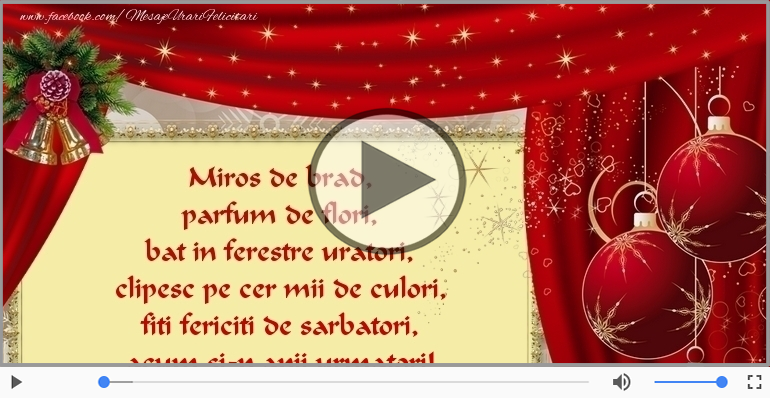 Craciun fericit si un an nou si mai fericit!