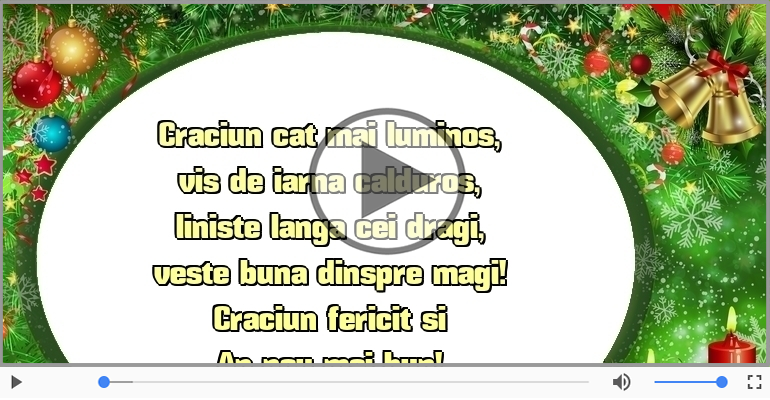 Craciun fericit si An nou mai bun!