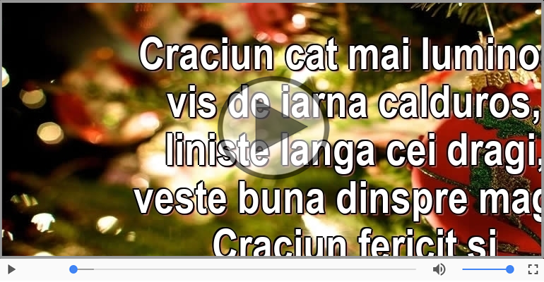 Craciun fericit si An nou mai bun!