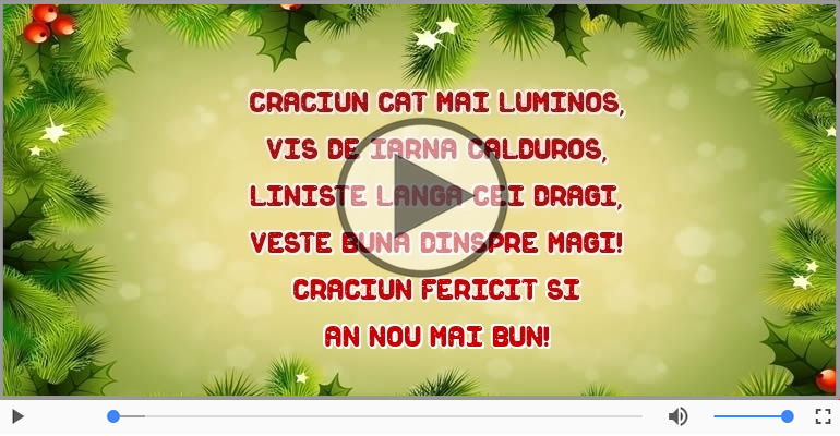 Craciun fericit si An nou mai bun!