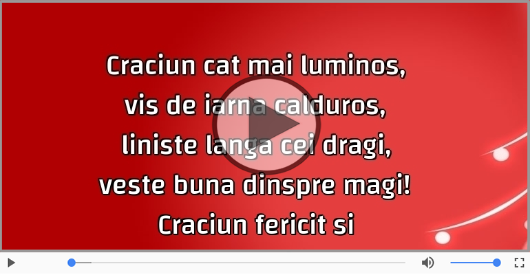 Craciun fericit si An nou mai bun!