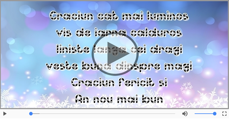 Craciun fericit si An nou mai bun!