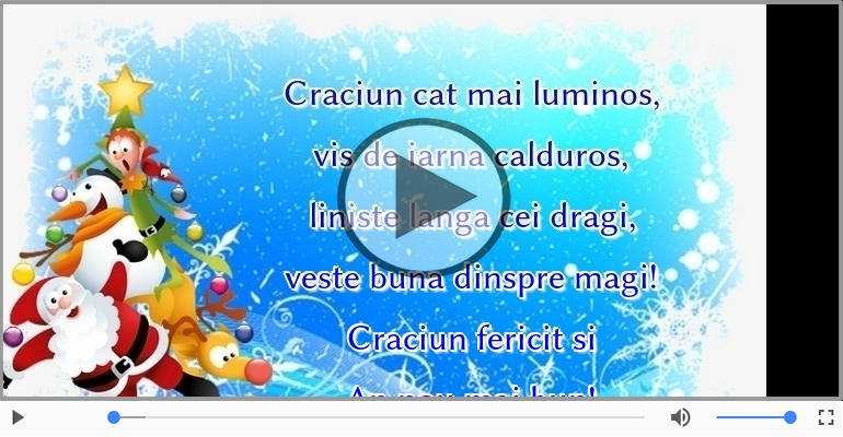 Craciun fericit si An nou mai bun!
