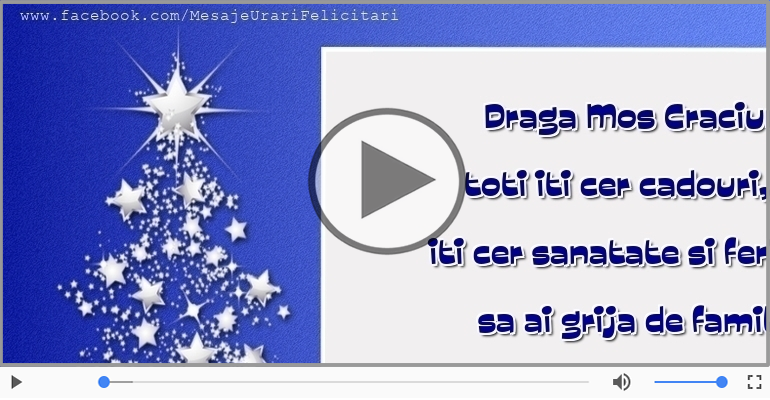 Scrisoare pentru Mos Craciun