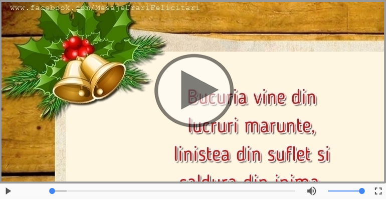 Craciun fericit alaturi de familia ta!