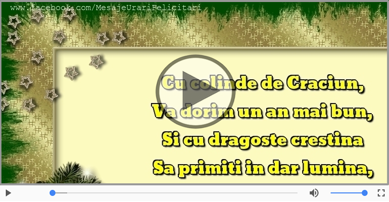 La multi ani cu sanatate de Craciun!