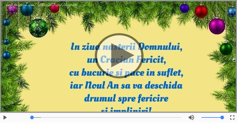 Craciun Fericit si La multi ani!