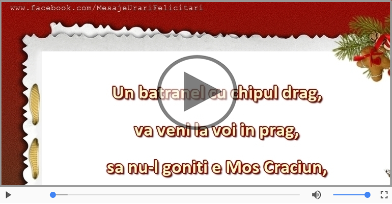 Craciun fericit si un an nou plin de bucurii!