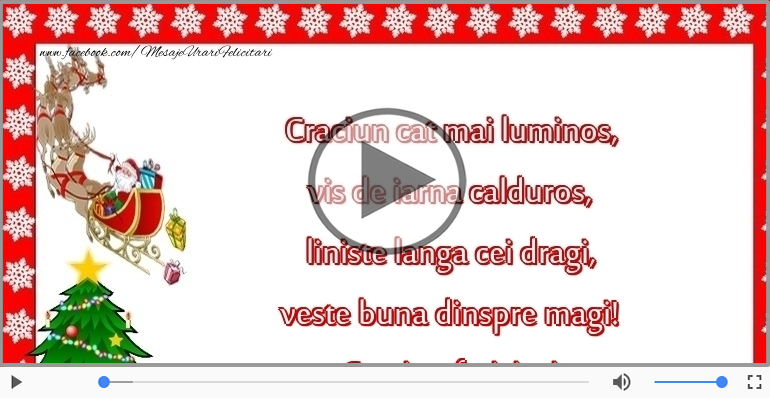 Craciun fericit si An nou mai bun!