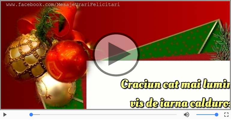 Craciun fericit si An nou mai bun!