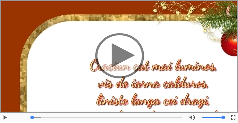 Craciun fericit si An nou mai bun!