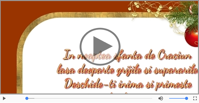 In noaptea sfanta de Craciun