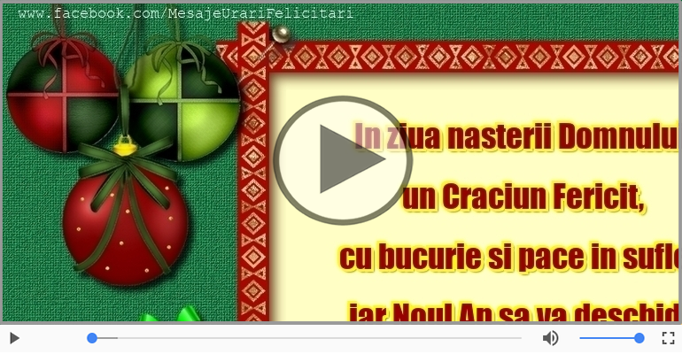 Craciun Fericit si La multi ani!