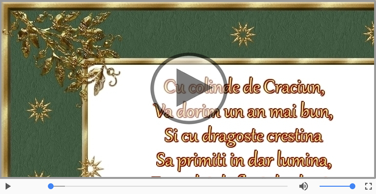 La multi ani cu sanatate de Craciun!