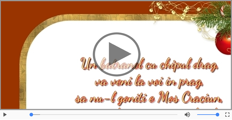 Craciun fericit si un an nou plin de bucurii!