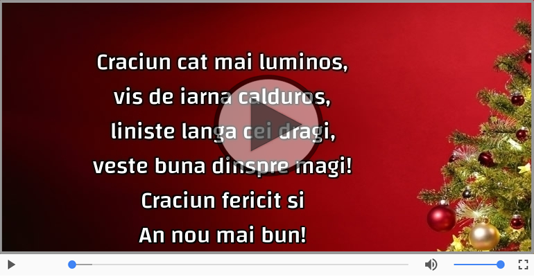 Craciun fericit si An nou mai bun!