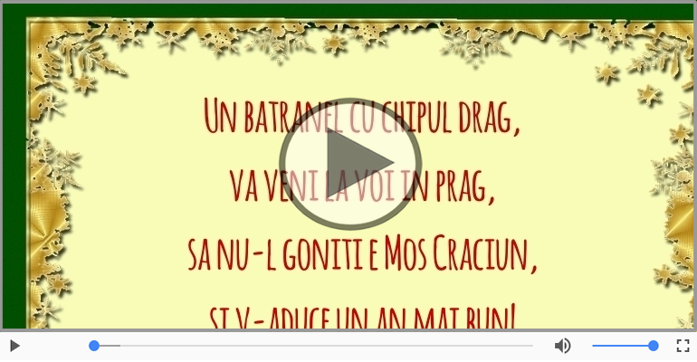 Craciun fericit si un an nou plin de bucurii!