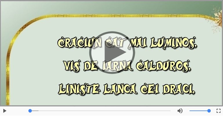 Craciun fericit si An nou mai bun!