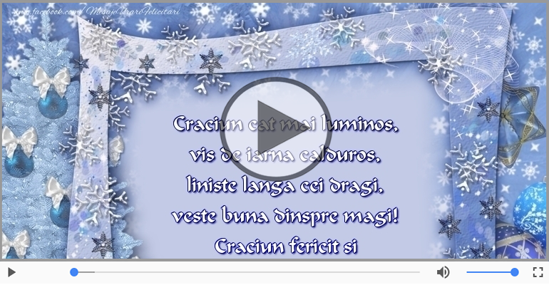 Craciun fericit si An nou mai bun!