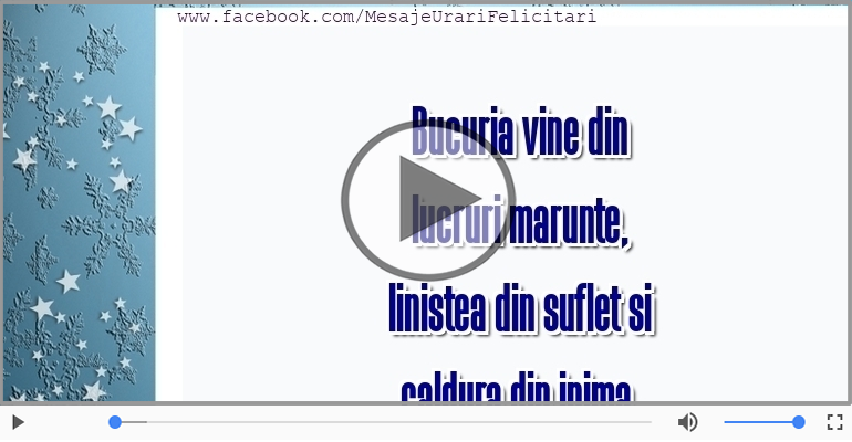 Craciun fericit alaturi de familia ta!