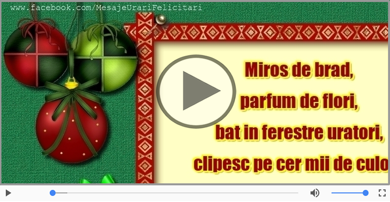 Craciun fericit si un an nou si mai fericit!