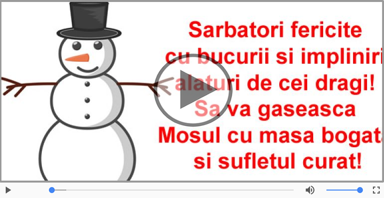 Craciun Fericit! Colinda: Sculati boieri mari