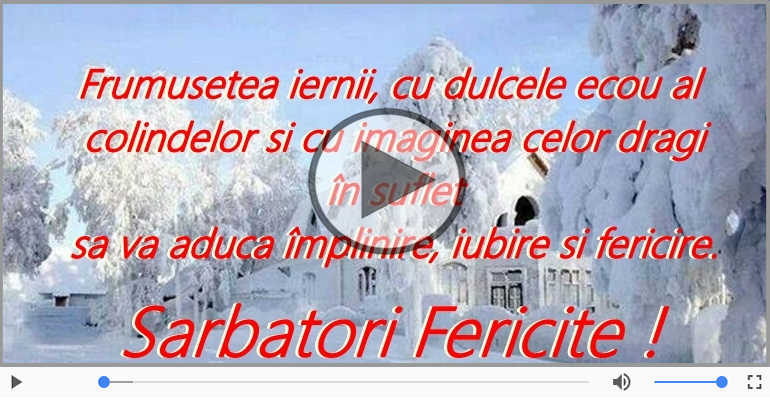 Craciun Fericit! Colinda: Sus la poarta Raiului