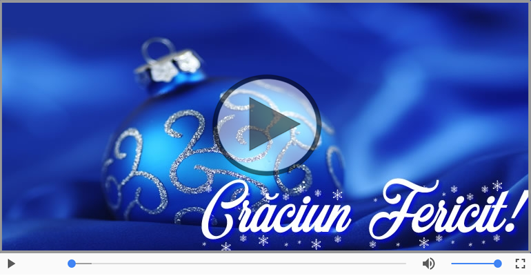 Felicitare muzicala de Craciun